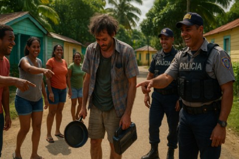 VIDEO | Policía de Moca detiene a un hombre acusado de aterrorizar a la comunidad de Los Brazos