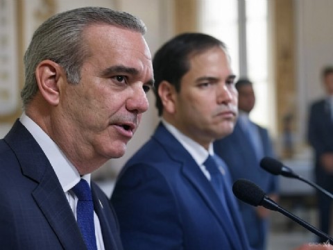 VIDEO | Abinader al secretario de Estado Marco Rubio: "No existe una solución dominicana a la crisis haitiana"