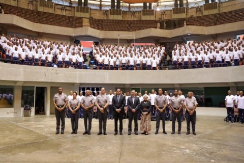 VIDEO | Policía Nacional recibe a 1.100 nuevos aspirantes a rasos para formación y entrenamiento