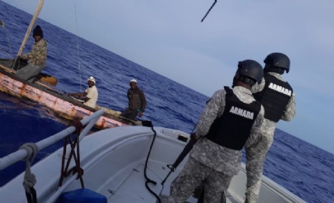Armada Dominicana intercepta embarcación haitiana en Manzanillo